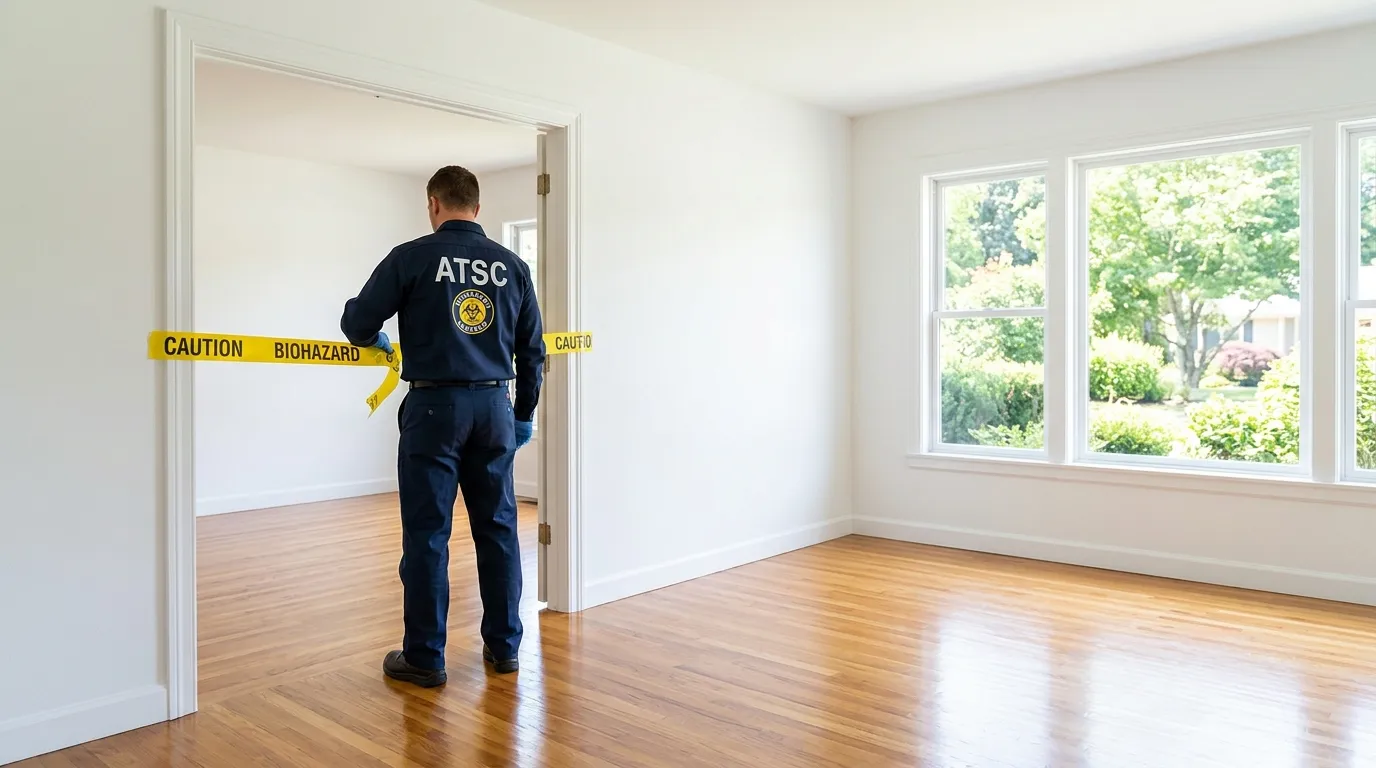 Certified biohazard cleanup crew performing Crime Scene Cleanup in South Elgin